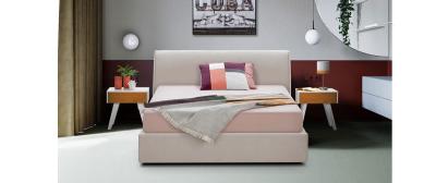 Vela Storage Bed: 165x220cm: MALMO 41