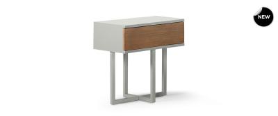 Derry: Lacquer: Light Grey | Veneer: Dark Walnut 