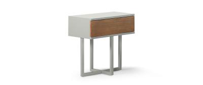 Derry: Lacquer: Beige-Grey | Veneer: Light Walnut 