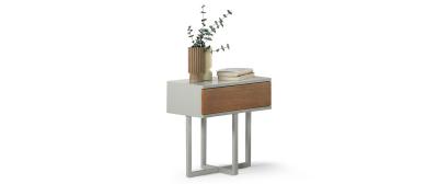 Derry: Lacquer: Beige-Grey | Veneer: Light Walnut 