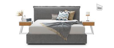 Luna Bed with storage space: 185x225cm: BARREL 03