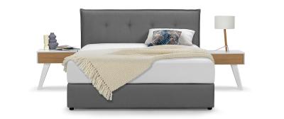 Grace bed with storage space 150x210cm Storm 09