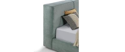 Bergamo κρεβάτι με ανατομικό πλαίσιο : 178x235cm MALMO 85