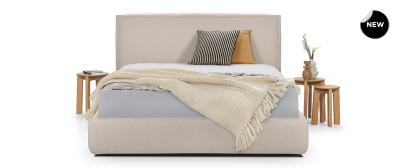 Torino Bed with anatomical framework: 178x235cm MALMO 85
